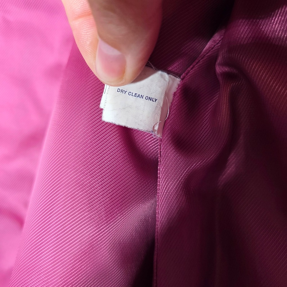 Gap Womens Magenta Pink Wool Blend Double Breasted Peacoat Jacket Size M 498590 - Picture 7 of 12